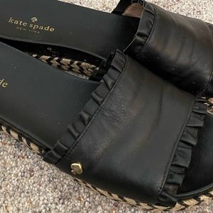 Darling Kate Spade Slides in Black